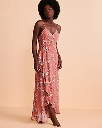 Robe maxi à volants VIOLA