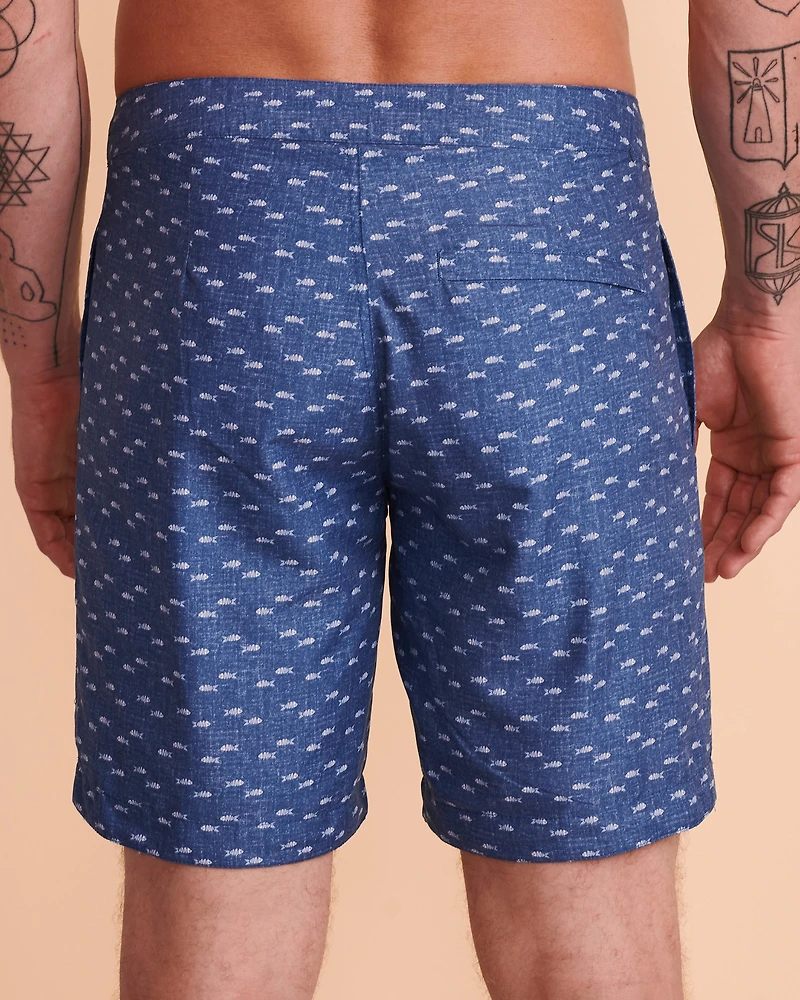 Maillot short ARUBA DENIM FISH