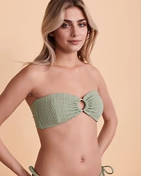 Haut de bikini bandeau à anneau AQUARIUS