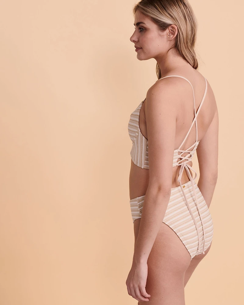 NEW EARTH Corset Bralette Bikini Top