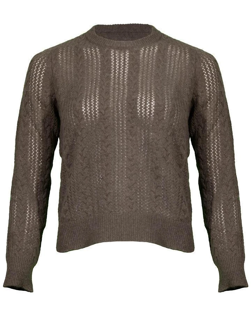Purotatto Cashmere Cable Knit Pullover