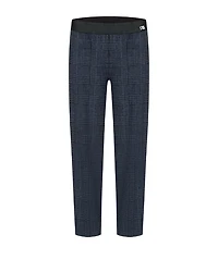 Cambio Kira Pull On Cropped Plaid Pant