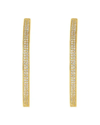 Dean Davidson Petit Pave Midi Hoops Gold