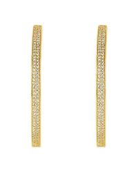 Dean Davidson Petit Pave Midi Hoops Gold