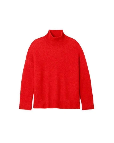 Eileen Fisher Silk Bliss Turtleneck Box Sweater