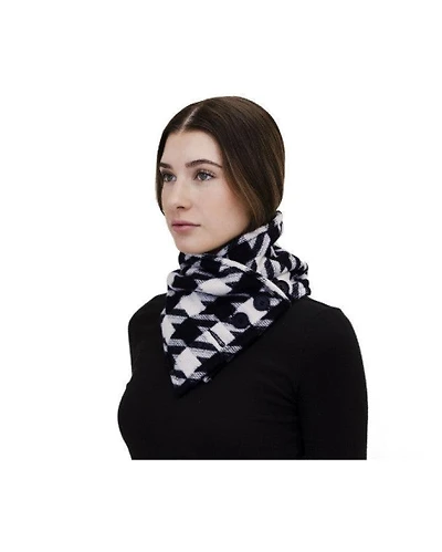 HiSO Herringbone Multi-Button Cowel Scarf