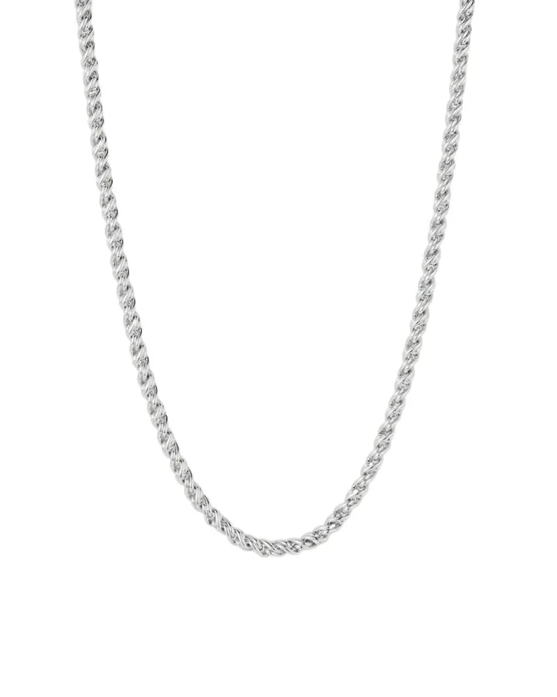 Jenny Bird Rizzo 20" Silver Chain Necklace