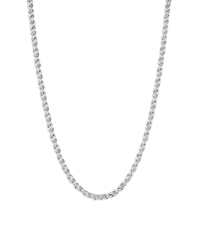Jenny Bird Rizzo 20" Silver Chain Necklace