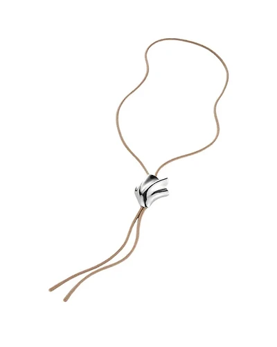 Jenny Bird Lydia 34" Silver Bolo Tie