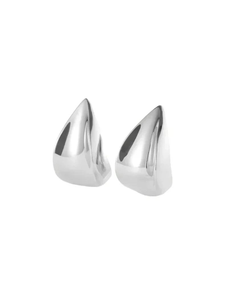 Jenny Bird Margaux Puff Silver Earrings