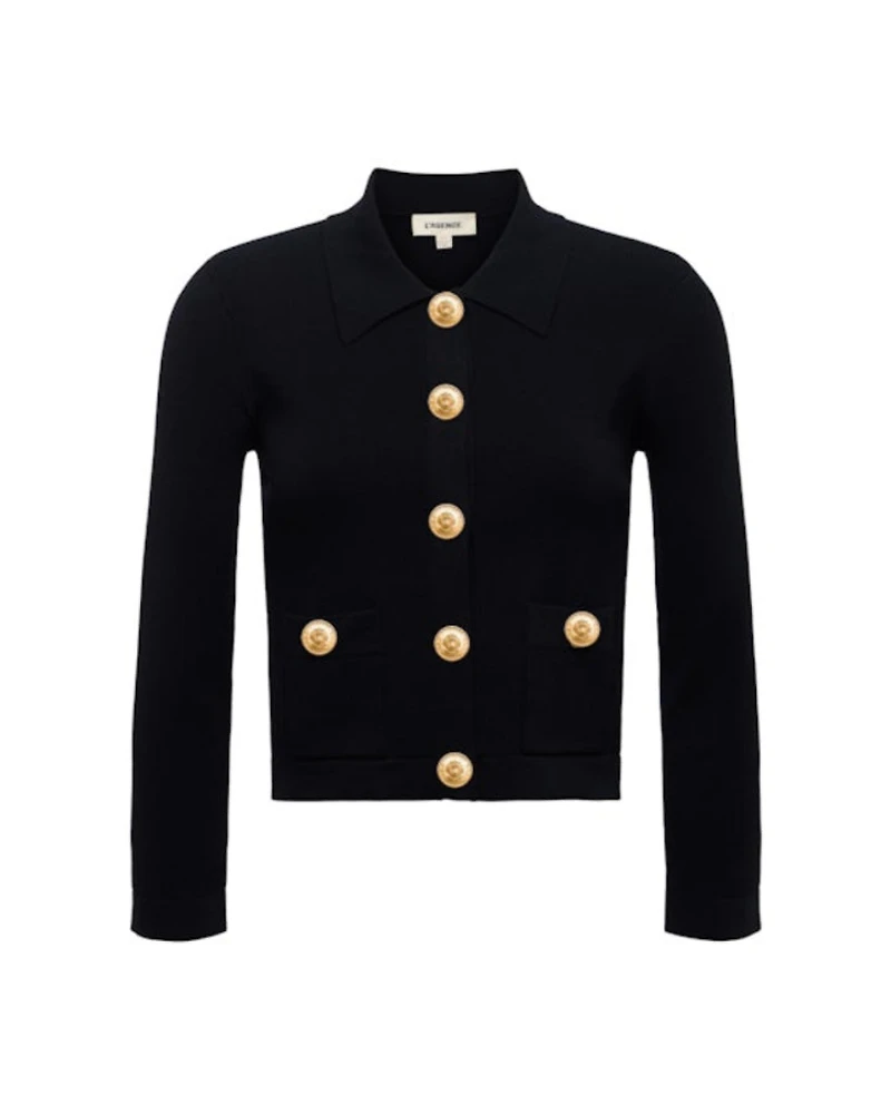 L'Agence Osiris Collared Cardigan