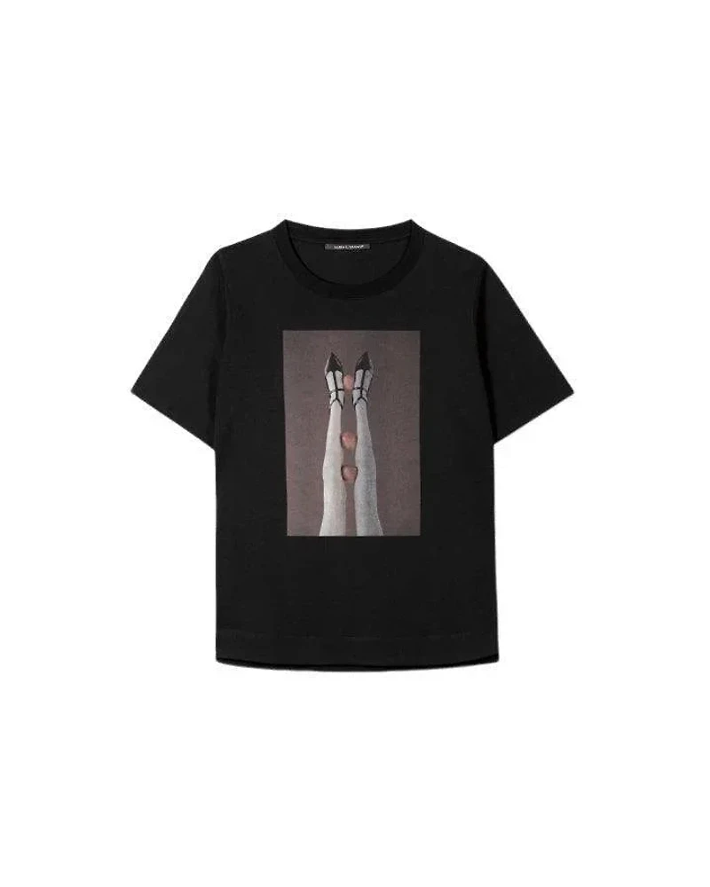 Luisa Cerano Legs Statement Print Tee