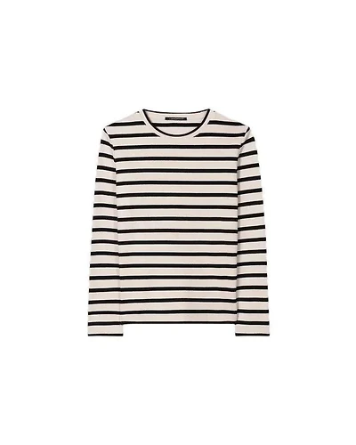 Luisa Cerano Heavy Cotton Striped Tee