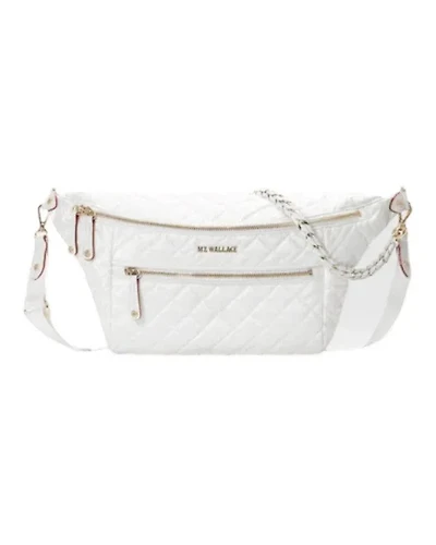MZ Wallace Crosby Sling Bag Pearl