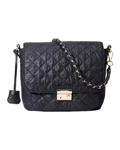 MZ Wallace Black Crosby Lock Medium Crossbody Bag