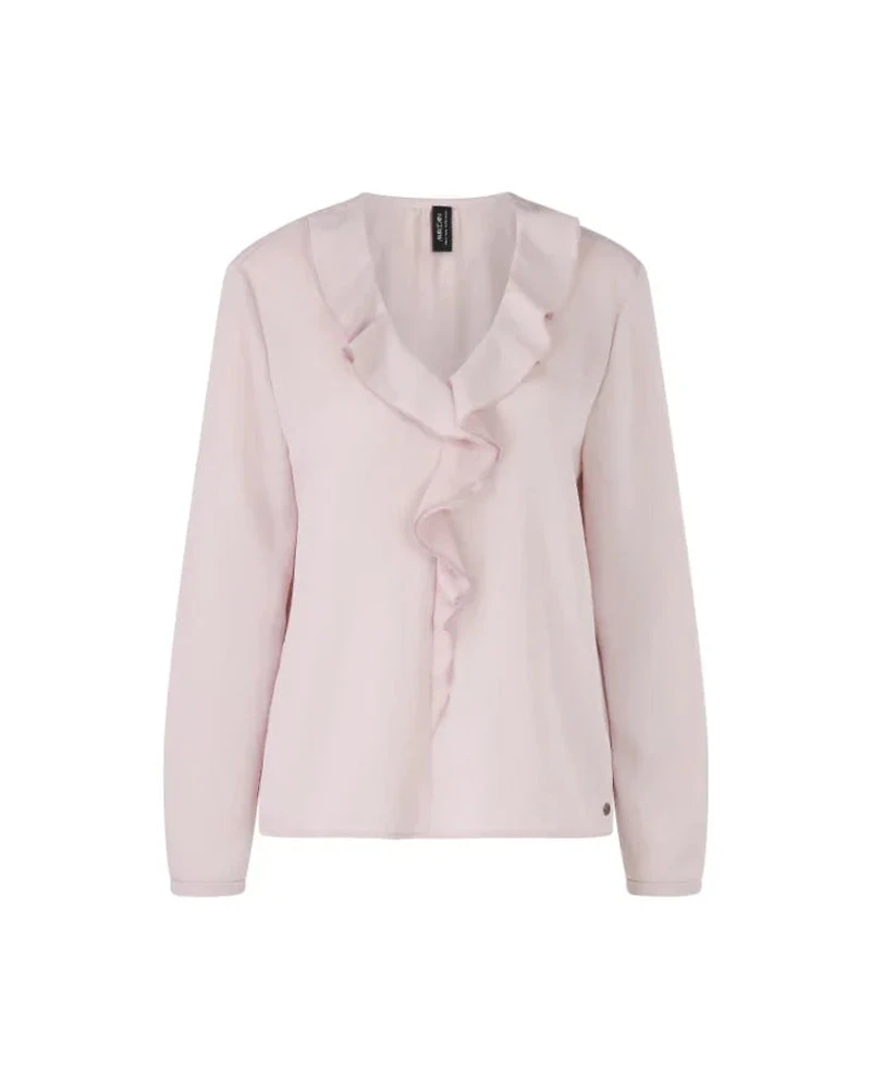 Marc Cain Ruffle Front Long Sleeve Blouse