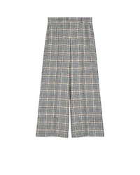 Max Mara Weekend Katana Check Wool Pant