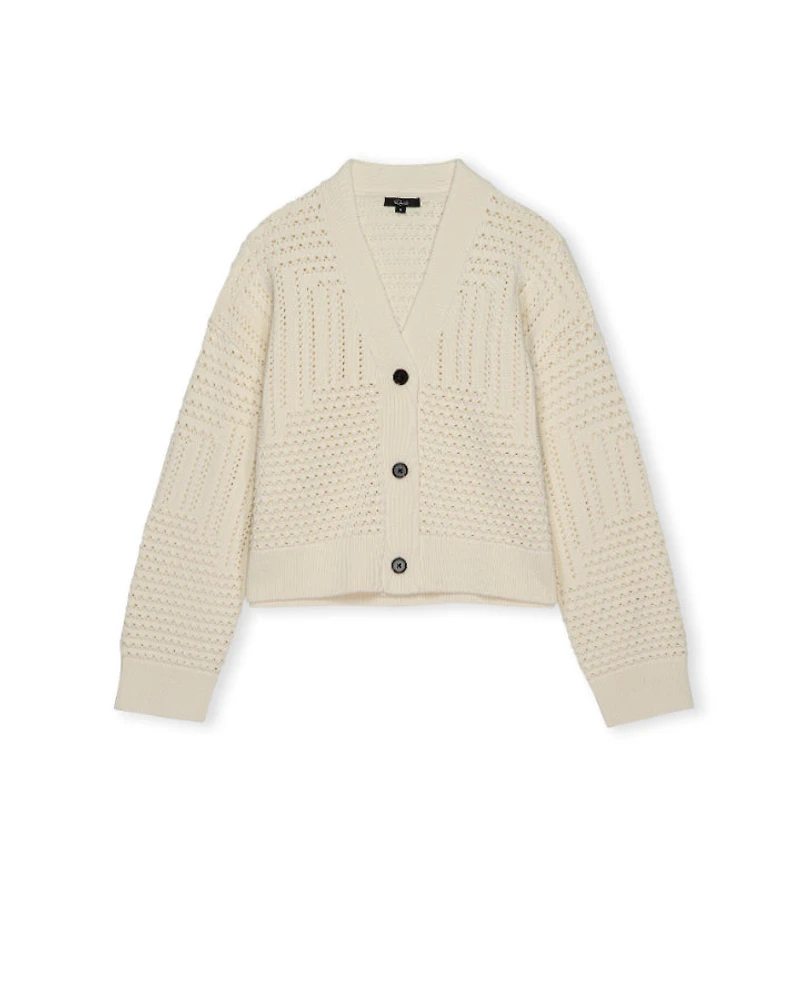 Rails Geneva Patchwork Knit Cardigan