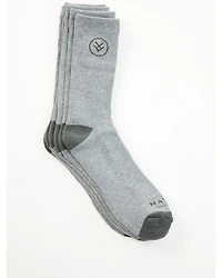Hawx Men's Gray Crew Work Socks