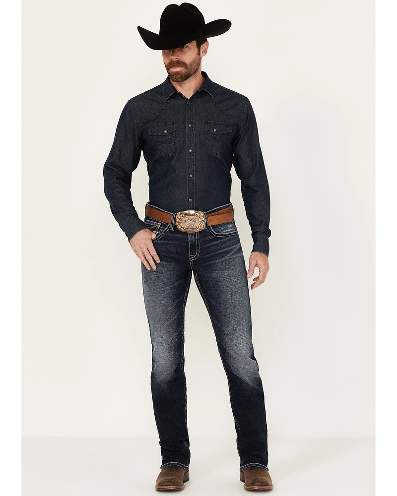 Cody James Men's Moonbeam Wash Jackson Slim Straight Stretch Denim Jeans