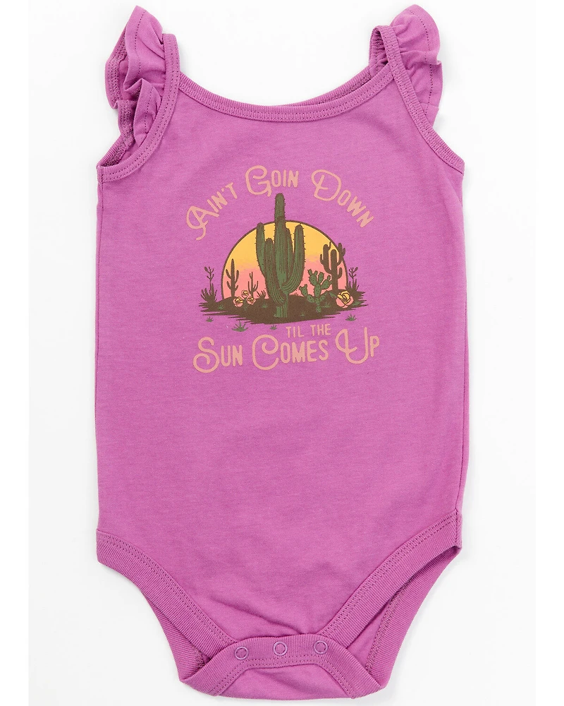 Shyanne Infant Girls' Western Onesies - 2 Piece Set
