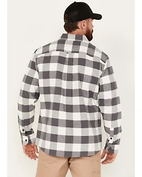 Hawx Men's Buffalo Plaid Print Flannel Work Shirt