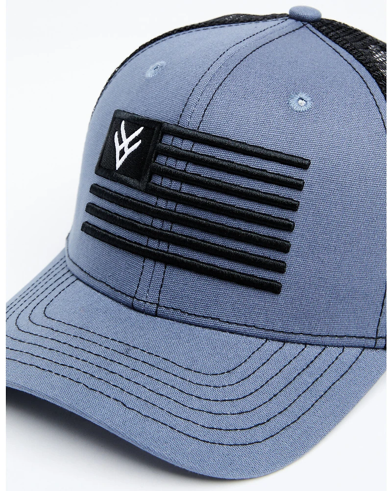 Hawx Men's Logo American Flag Ball Cap