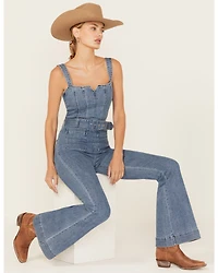 Show Me Your Mumu Women's Denim Jumpsuit