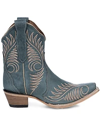 Circle G Women's Embroidered Ankle Booties - Snip Toe
