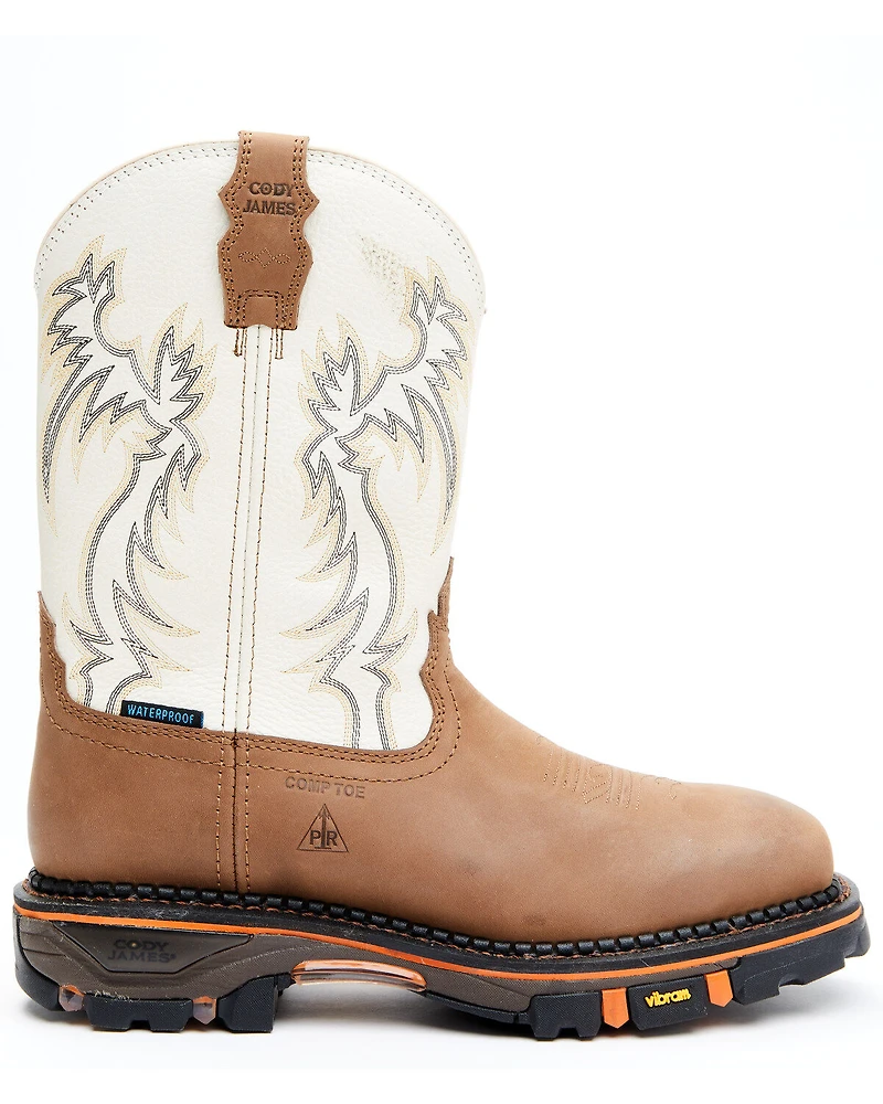 Cody James Men's 11" Decimator Waterproof Western Work Boots - Nano Composite Toe