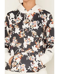 Hooey Women's Boot Barn Exclusive Contrast Floral Print Hoodie