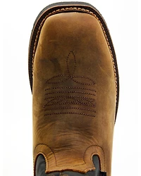 Thorogood Men's 11" Waterproof Square Toe Wellington Work Boots - Steel