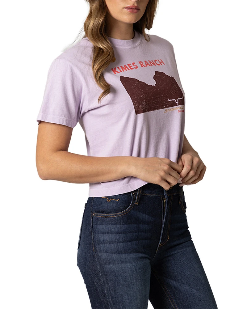 Kimes Ranch Women's Desert Trip Short Sleeve Cropped Graphic Tee