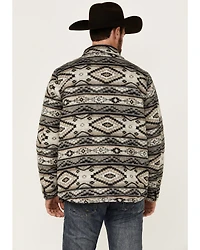 Rock & Roll Denim Men's Southwestern Quilted Snap Jacket