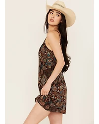 Shyanne Women's Printed Sleeveless Mini Dress
