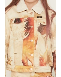 Wrangler X Lainey Wilson Girls' Horse Trucker Jacket