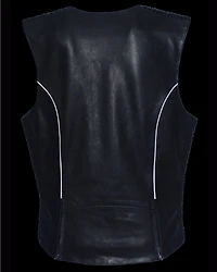 Milwaukee Leather Women's Lightweight Crinkle Snap Front Vest - 5X