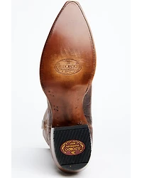 El Dorado Men's Rust Bison Western Boots - Snip Toe