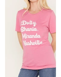 Ali Dee Women's Nashville Singstress Short Sleeve Graphic Tee