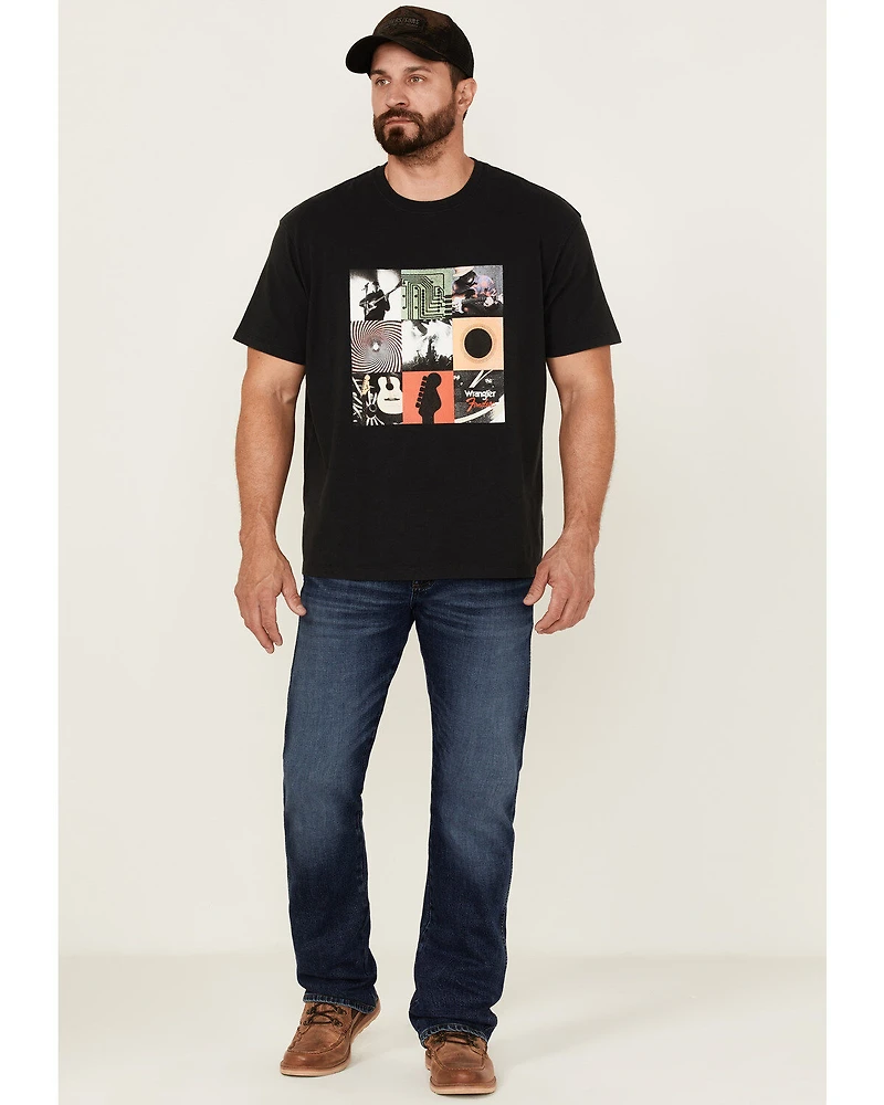 Wrangler X Fender Men's Archives Vintage Graphic T-Shirt
