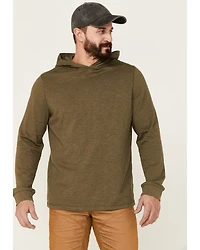 Brothers and Sons Men's Solid Heather Slub Long Sleeve Hooded Sweatshirt