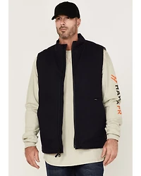Hawx Men's FR Solid Zip-Front Insulated Work Vest - Tall