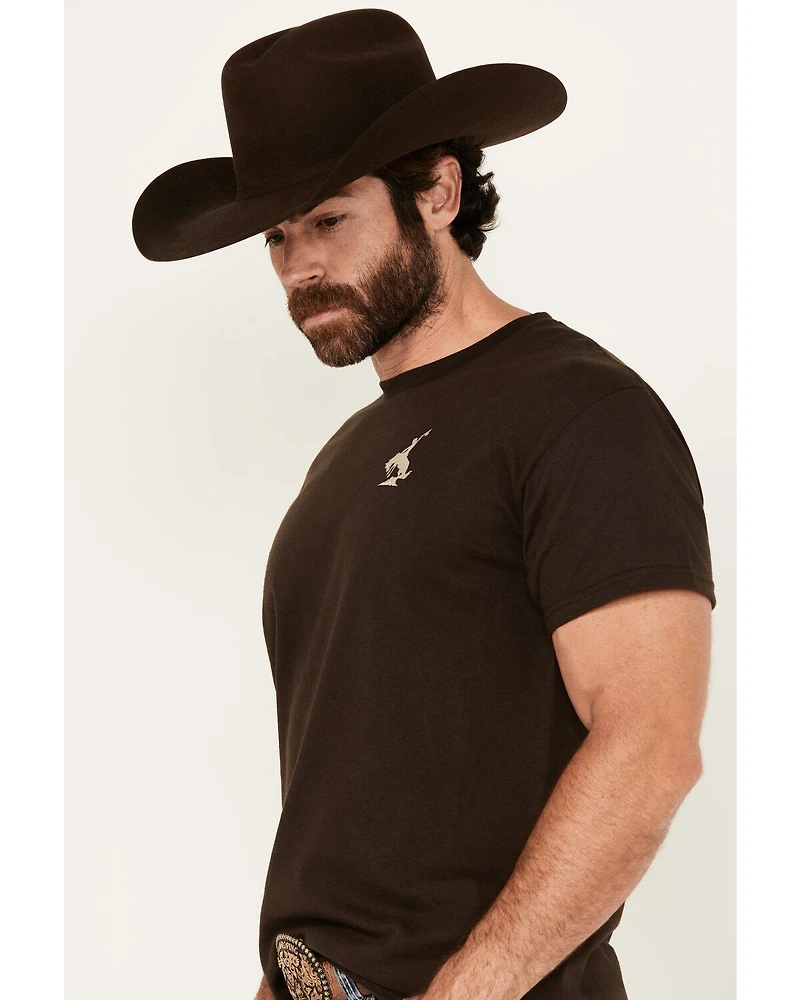Riot Society Men's Embroidered Bucking Bronco Short Sleeve T-Shirt