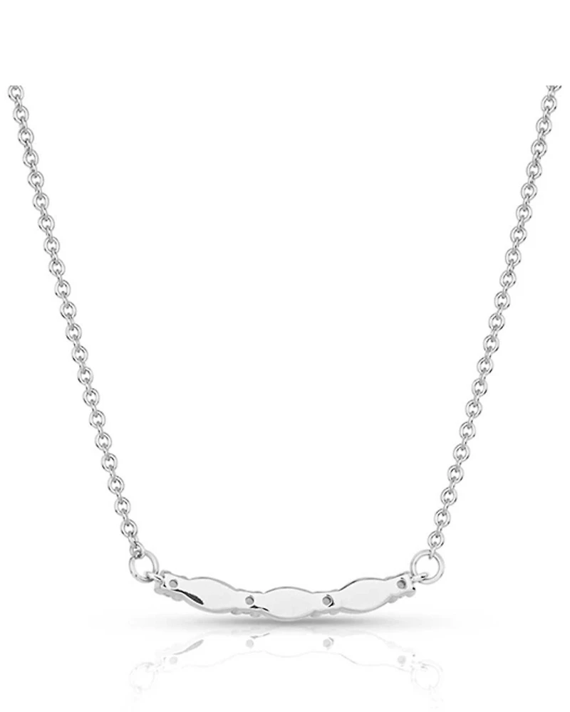 Montana Silversmiths Women's Moonlit Night Crystal Opal Necklace
