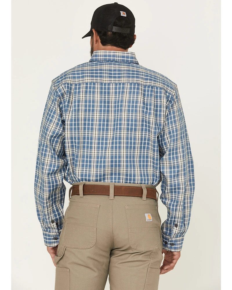 Carhartt Men's FR Force Rugged Flex® Loose Fit Twill Long Sleeve Button-Down Work Shirt