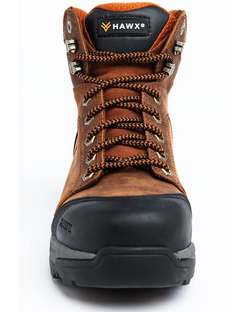 Hawx Men's 6" Lace-To-Toe Work Boots - Soft Toe