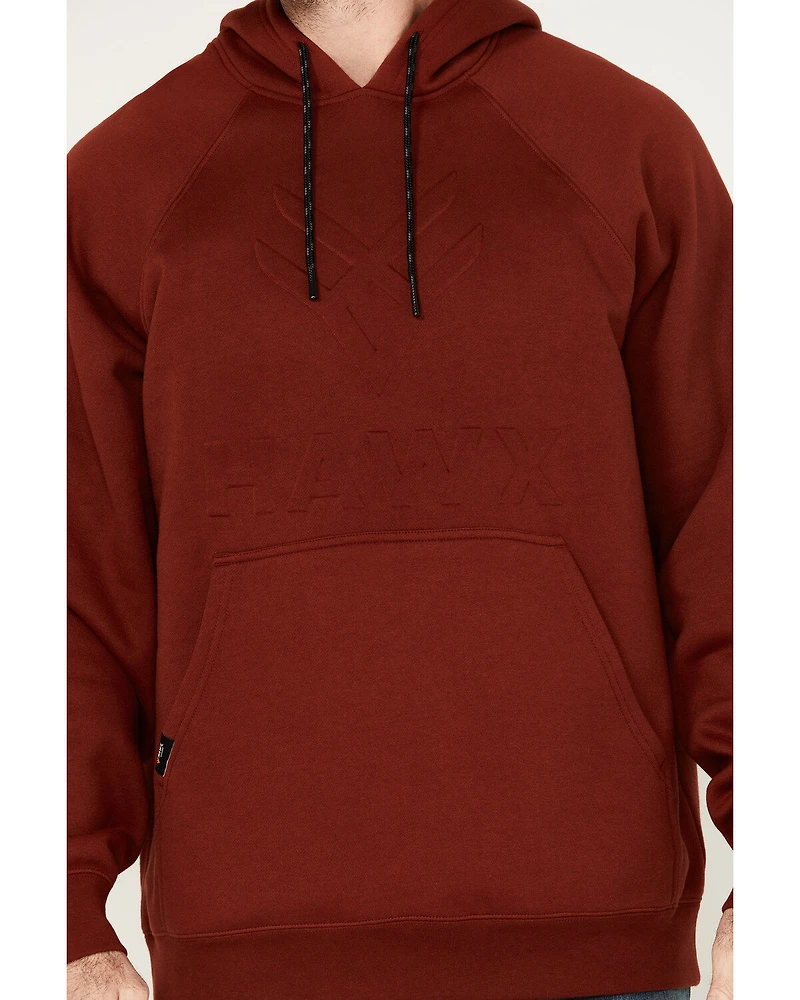 Hawx Men's Embossed Hooded Sweatshirt