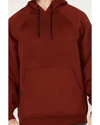 Hawx Men's Embossed Hooded Sweatshirt