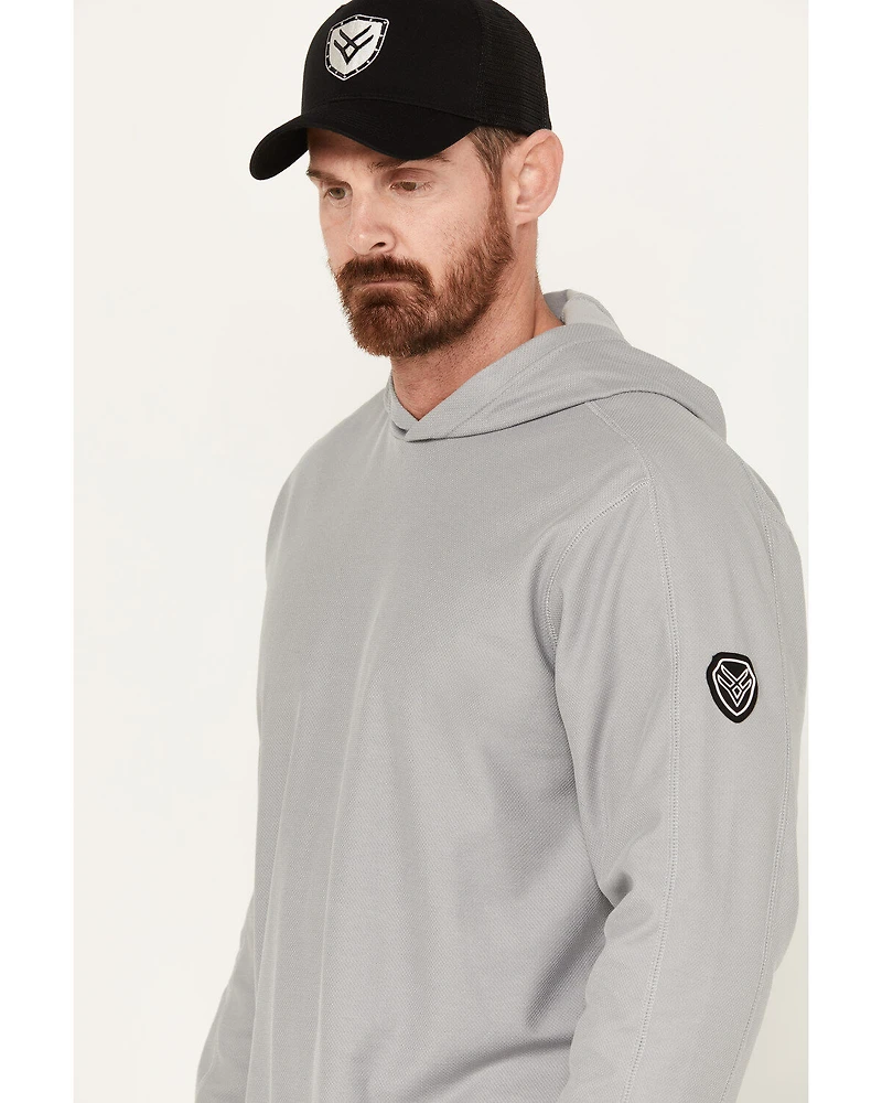Hawx Men's UPF Long Sleeve Hooded Work Shirt