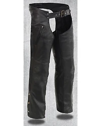Milwaukee Leather Men's Heated Zipper Side Pocket Chaps - 5X